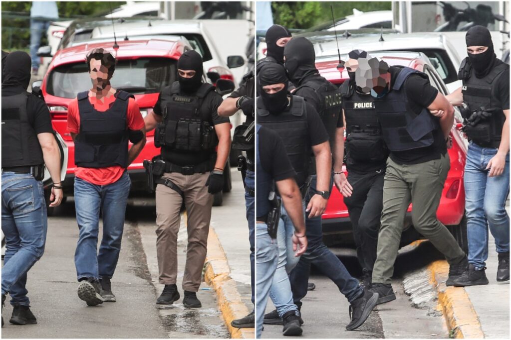 Στην Ευελπίδων οι συλληφθέντες για τον εμπρησμό της Marfin (Εικόνες, Βίντεο)