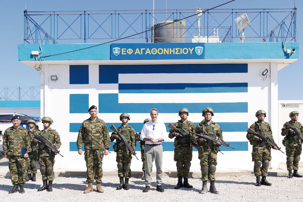 Μητσοτάκης από Αγαθονήσι: Οι νησιώτες μας να αισθάνονται ασφαλείς, στέλνουμε μήνυμα στους διακινητές
