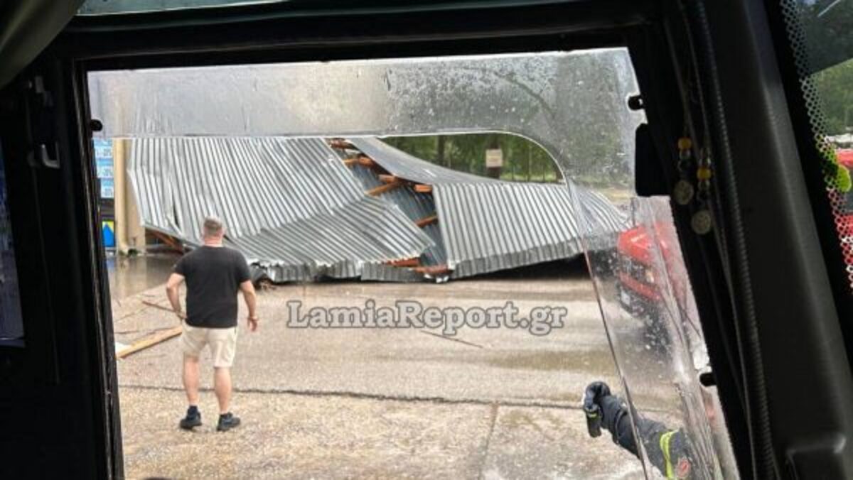Μπουρίνι «σάρωσε» τη Φθιώτιδα: Σήκωσε στέγες – Ζημιές από το χαλάζι (Βίντεο, Εικόνες)