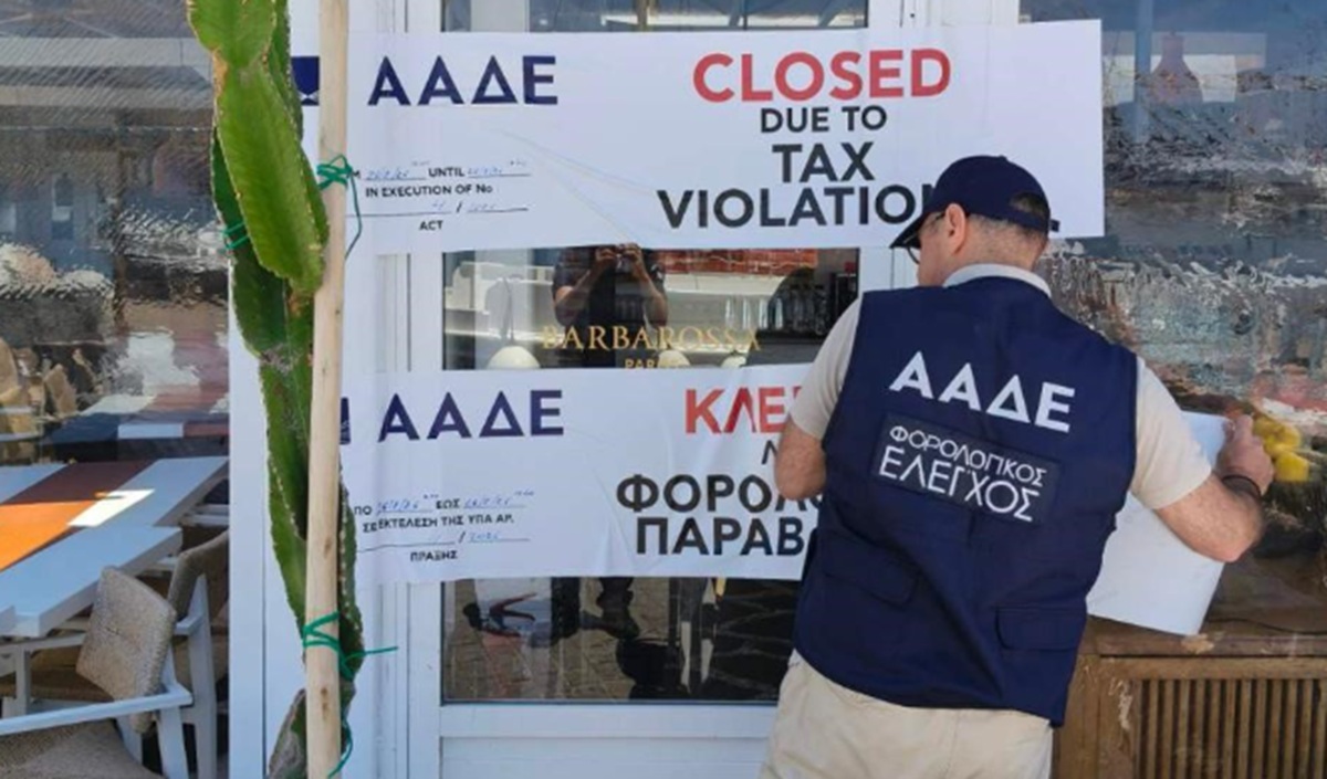 «Επώνυμη» φοροδιαφυγή: Λουκέτα και πρόστιμα σε γνωστά μπαρ από την ΑΑΔΕ