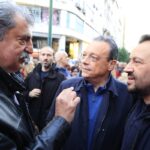 Ο Σωκράτης Φάμελλος με τον Νίκο Παππά και τον Παύλο Πολάκη