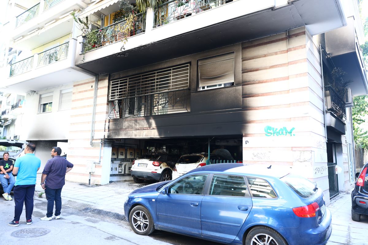 επίθεση με γκαζάκια στη Θεσσαλονίκη σε σπίτια στελεχών ΝΔ